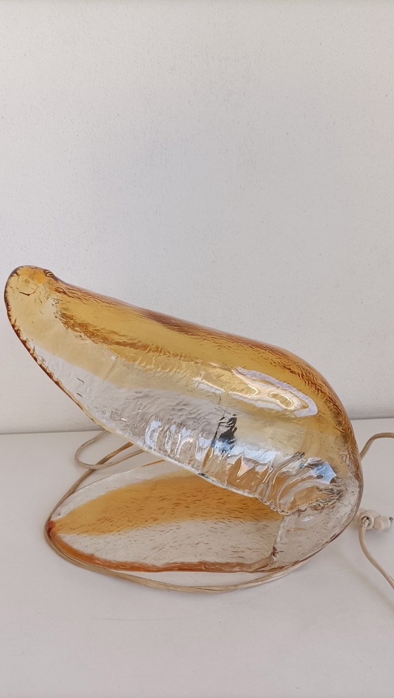 Image 1 of Pair of La Murrina Shell lamps from the 1970s