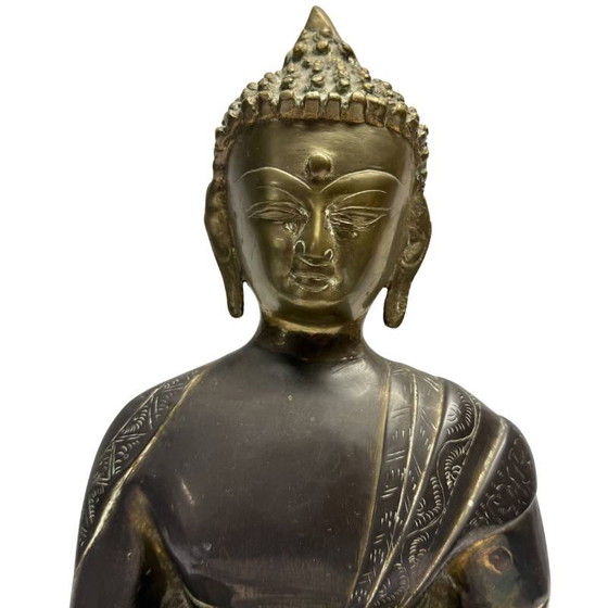 Buda principios del siglo XX bronce – Sino-Tibetano – Bhumisparsha mudra – lote 476 – Esculturas, Bronze (photo 9 of 10)