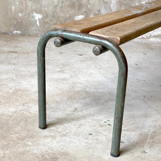 Image 1 of Banc d'école vintage