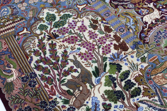 Image 1 of Tapis persan original noué à la main Kashmar Fein Paradise Design 384 X 302 cm Top Condition