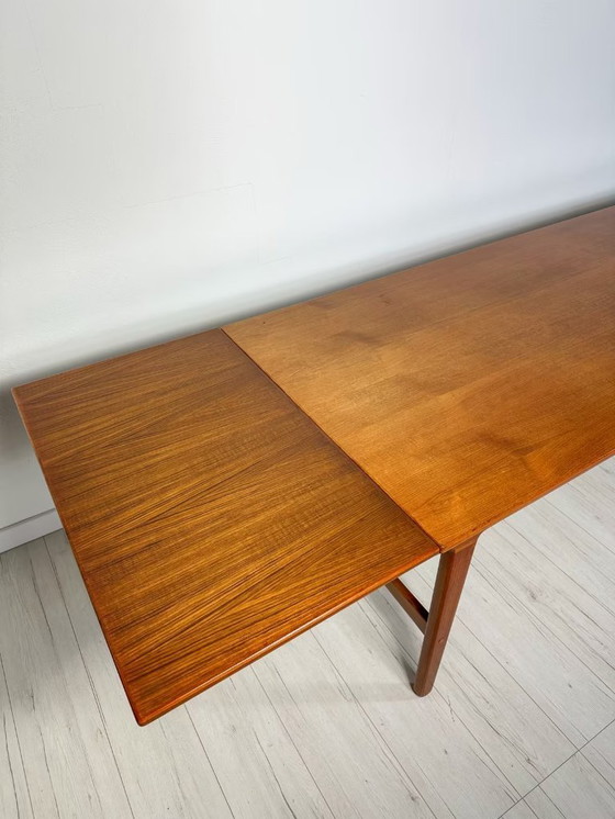 Image 1 of XL Vintage Danish Teak Extendable Dining Table 60s