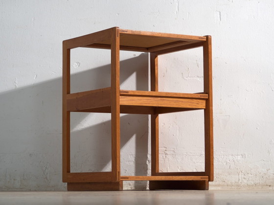 Vintage side table in wood – Central Europe, circa 1960 – Mid Century Modern (photo 31 of 40)