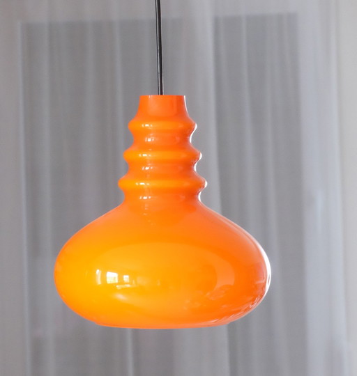 Hanglamp Peill & Putzler geflitst glas oranje 70S Uk4Aeb