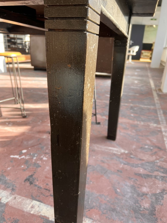 Image 1 of Grenenhouten tafel 