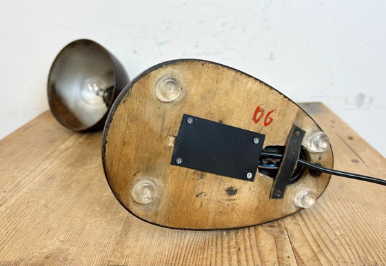 Image 1 of Vintage Brown Adjustable Table Lamp, 1960s