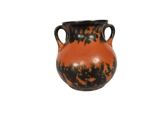 Arnhemsche Fayencefabriek (Arnhem) - Art Deco - Drip Glaze - Signed - Holland - 1930s – Vases, Ceramic (photo 2 of 8)