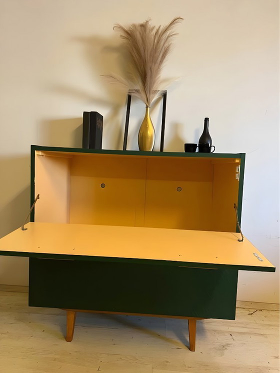 Image 1 of “BOTANICA” – Exclusive upcycled sideboard with 3D leaf relief