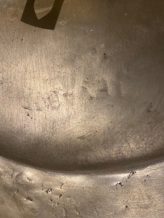 Image 1 of Horloge murale décorative en étain – style antique, à mouvement à quartz