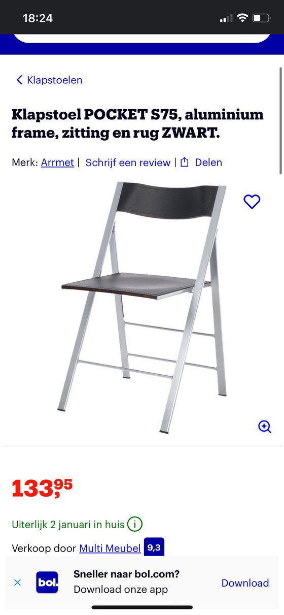 Image 1 of 8x Zak Cantarutti Petricich Stoelen