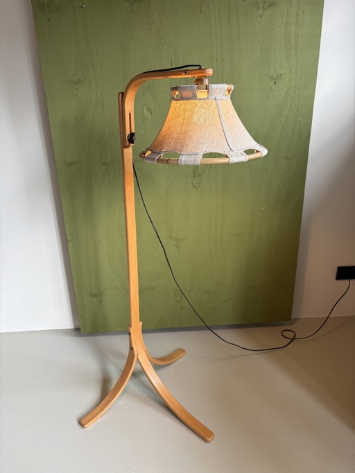 Ateljé Lyktan Anna Lámpara de pie – vloerlampen, Canvas, Wood