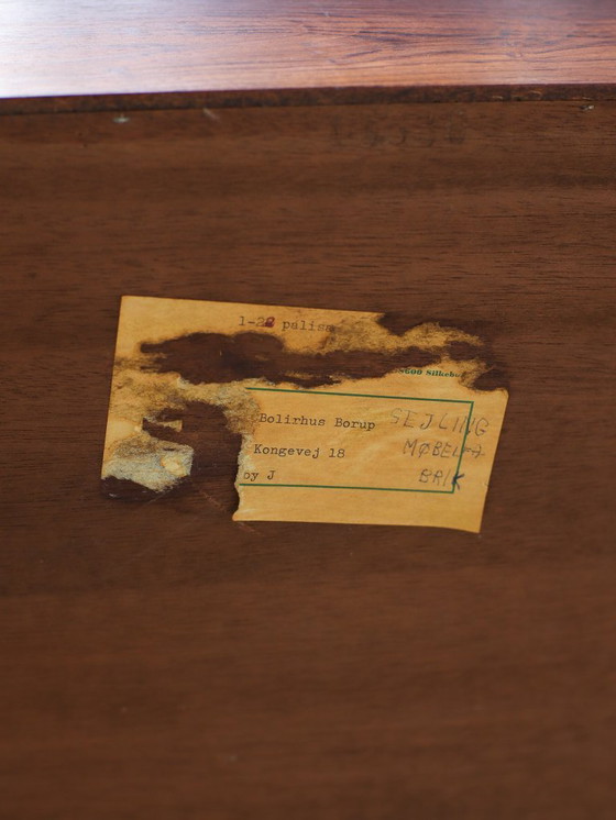 Image 1 of Credenza alta con barra in palissandro di E.W. Bach, danese, vintage anni '60