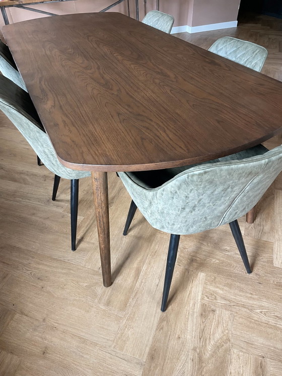 Novità | Smaqq Interiors, Oh My! Tavolo da pranzo in legno di rovere 240x100 cm - Marrone scuro (photo 4 of 11)