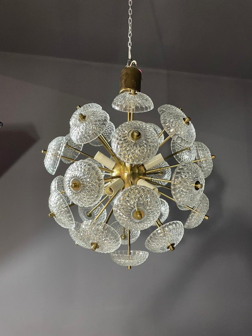 Dandelion Chandelier, Kamenický Šenov, 1970s, price per piece