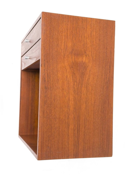 Teak Wall Console #131 by Kai Kristiansen for Aksel Kjersgaard, 1960s – Shelving unit, Aluminium (photo 12 of 16)