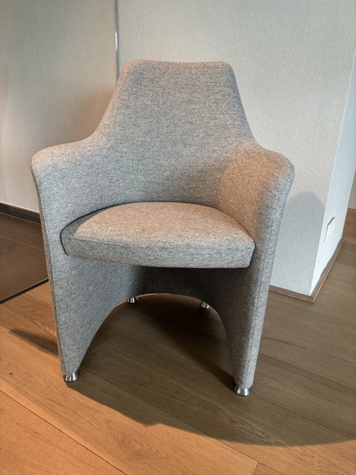 Leolux Sessel hellgrau