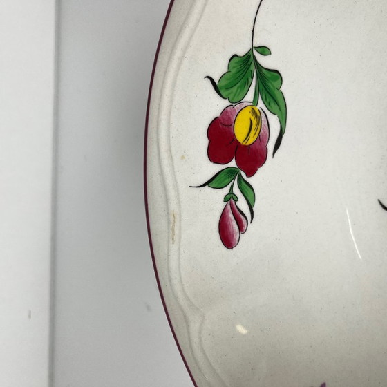 MM Salad Bowl, Réverbère Model by KG Lunéville, tulip motif – Crockery, Ceramic (photo 8 of 8)