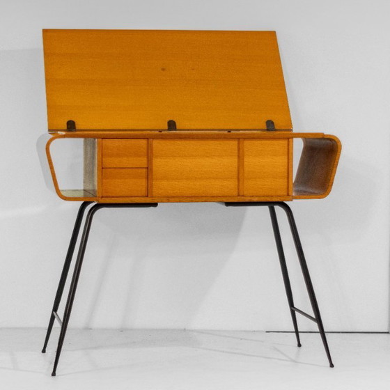 Image 1 of 1x 1960s Singer Console Table