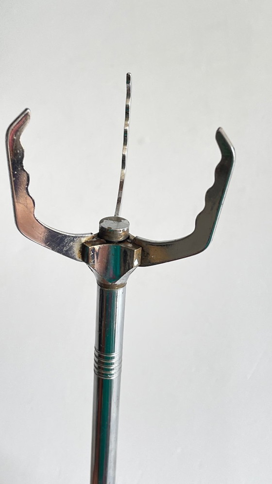 Image 1 of Pinze da zucchero lunghe in metallo cromato VINTAGE