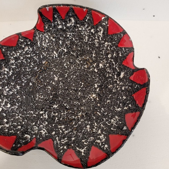 Image 1 of Volcanic centerpiece, Vallauris ceramics, Marius Musarra, Mabyjo's, 60's - France