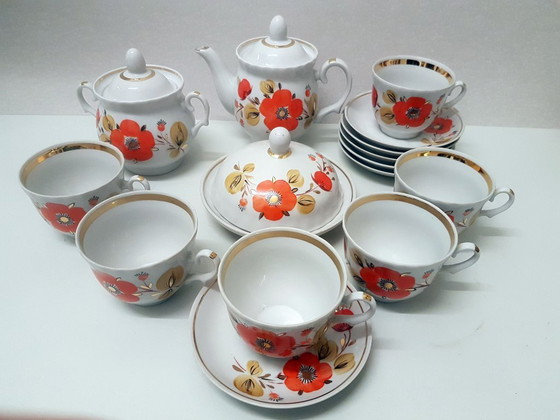 Image 1 of Servizio da tè della fabbrica di porcellana Baranovsky