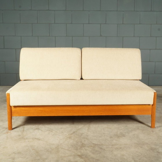 Image 1 of Ensemble de bancs pliants danois – Den Blaa Fabrik – 1960