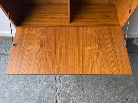 Image 1 of Danish 1960s Mid-Century Modular Teak Wall Unit / Desk by Sejling Skabe