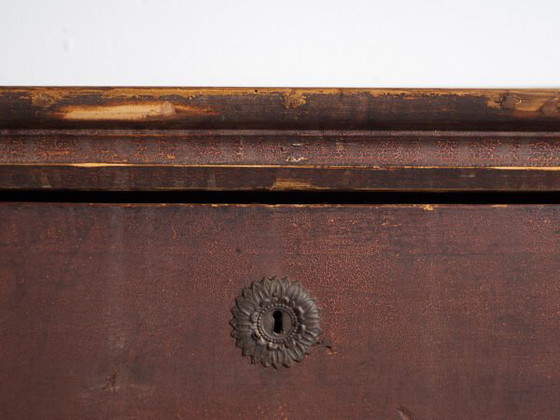 Antique chest of drawers with dark patina (c.1920) #74 (photo 32 of 40)