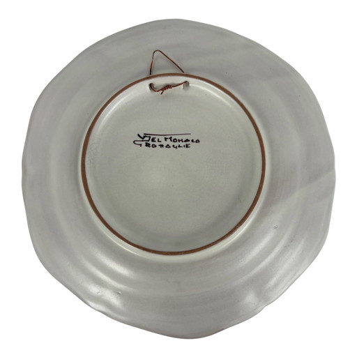Vincenzo Del Monaco Grottaglie Wall Plate - Small – wanddecoratie, Ceramic (photo 2 of 5)
