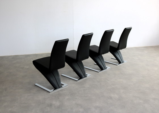 Image 1 of 4x Vintage Design Eetkamerstoelen
