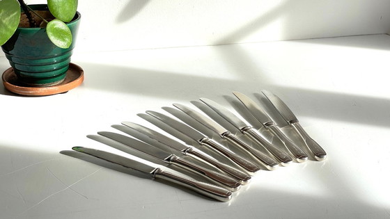 Image 1 of 8 Couteaux de Table A. Krupp Italy Vintage