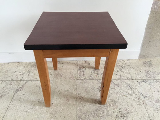 Image 1 of TABLE Basse FORMICA et Bois VINTAGE