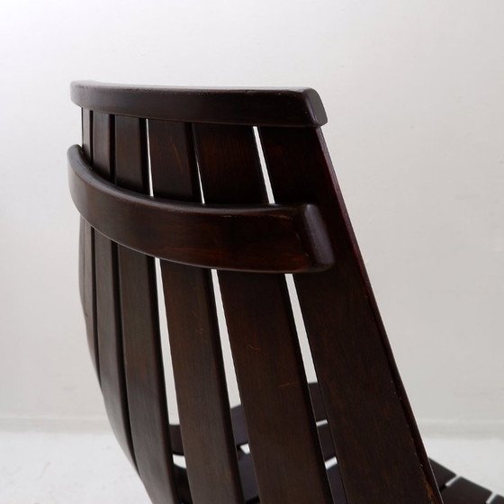 Image 1 of Poltrona girevole Hans Brattrud per Hove Möbler Vintage anni '70