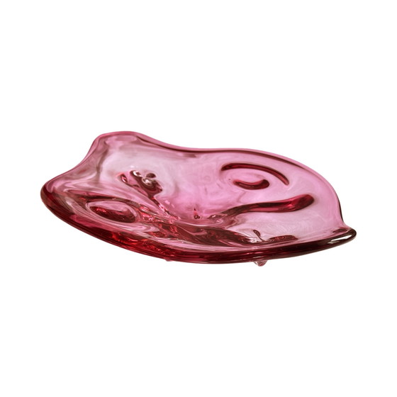 Image 1 of Large Platter, Designed by J. Hospodka, Chribska Sklarna, Czechoslovakia, 1960s