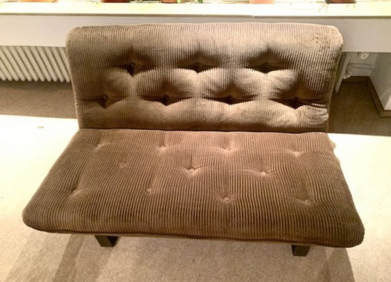 Image 1 of Divano C683 Kho Liang Le Artifort Cord Vintage Mid-Century Divano a 2 posti