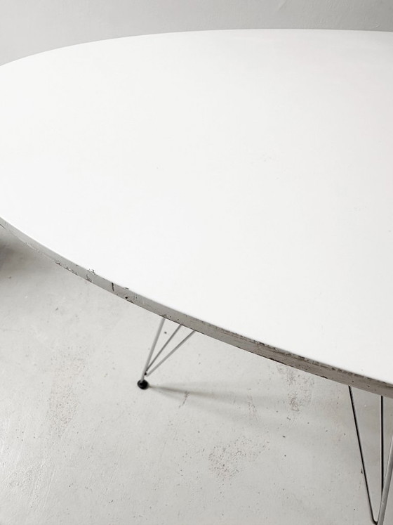 Image 1 of White Round DSR Dinner Table