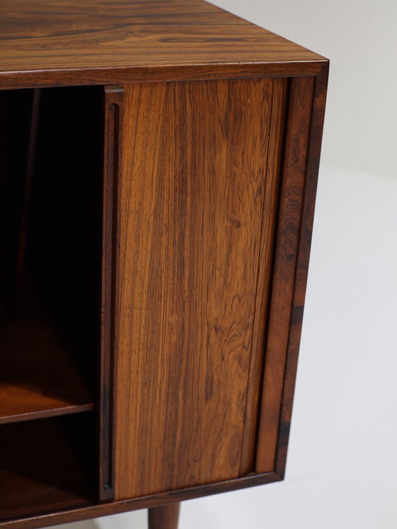 Image 1 of Kai Kristiansen tambour sideboard LP cabinet rosewood 1960