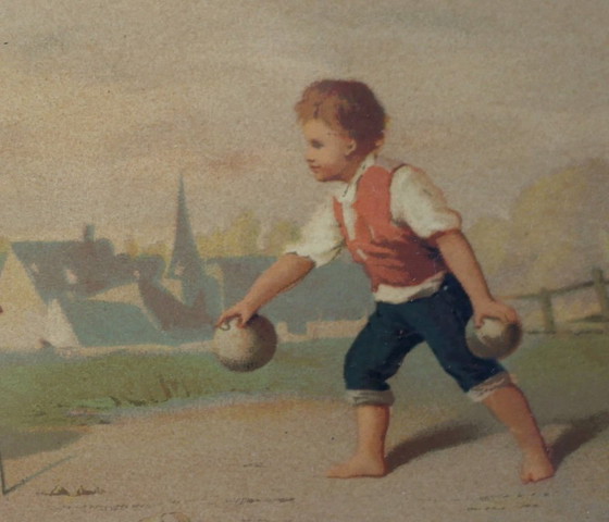 Image 1 of Pair of 19th-century chromolithographs