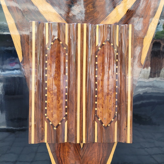 Image 1 of Mueble Bar, Madera Lacada y Marquetería de Maderas Exóticas, Art Déco, 30’s - Francia