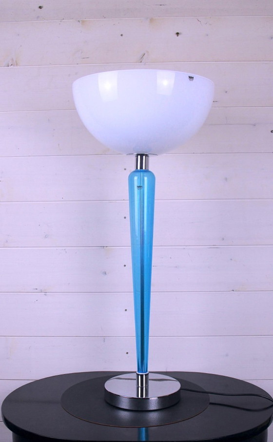 Image 1 of Lámpara de mesa grande de cristal de Murano, Jeannot Cerutti, VeArt para Artemide, Italia