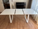 Tavolo da pranzo allungabile bianco 160/210x90