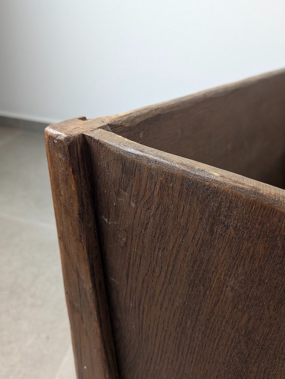 Image 1 of Wabi-Sabi Danish Solid Wood Planter, Aarhus, Denmark, 1940s