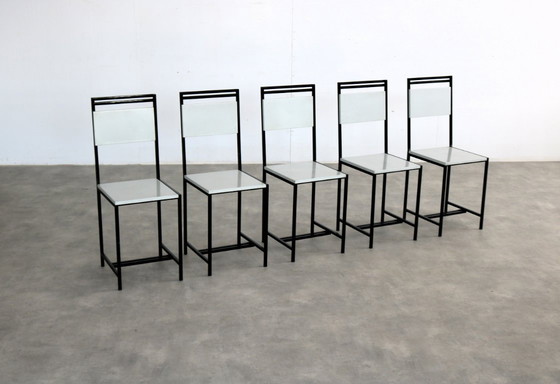 Image 1 of 5x chaises de salle à manger vintage