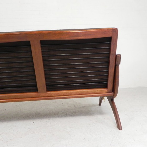 Divano a tre posti in teak De Ster Geldermalsen Gelderland, anni '60 – Divani 3 posti, Wood (photo 14 of 29)