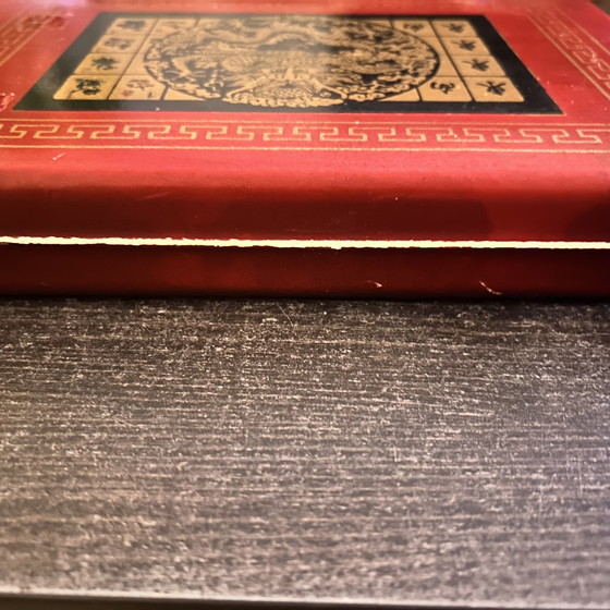 Image 1 of Antiek zeldzaam Mahjong spel