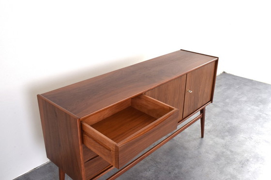 Image 1 of Mid-Century Polish Walnut Sideboard, 1960s.