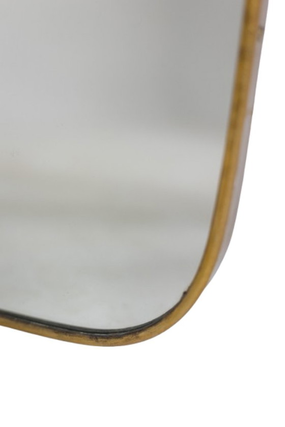 Image 1 of Coppia di specchi a forma di "cappello da gendarme". Anni '70.