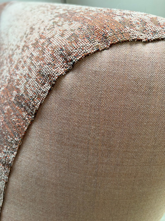 Lachsrosa Leolux Guadalupe Sofa, Ecksofas, Wolle, Andere (Foto 5 von 6)