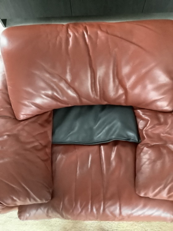 Zitbanken met bijhorende poef – Cassina, Bankjes, Leather (photo 5 of 5)