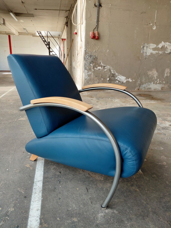 Image 1 of Gueldre 5470 | Cuir bleu vintage