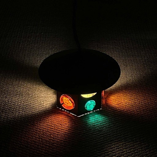 Lampada a sospensione di Erik Sylvester Höglund per Kosta Boda, 1960